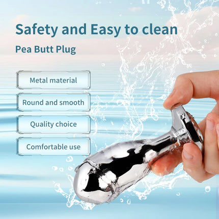 Runyu Sexy Adult Metal Anal Plug Erotic Products Sexy Gadgets But Pluk Fetish Adult Toys Butt Plug Penetration-anal SM Sex Toys