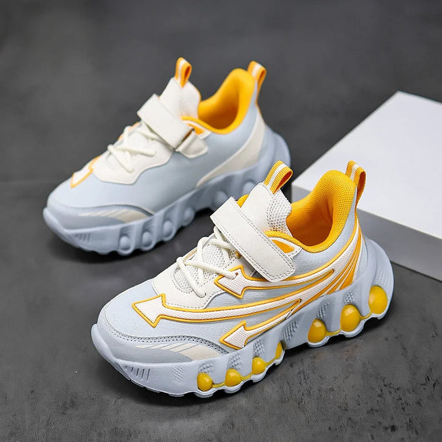 2025 Hot Selling Outdoor Anti Slip Childrens Sports Shoes Lightweight Comfortable Running Shoes Rebound Campus Casual Shoes