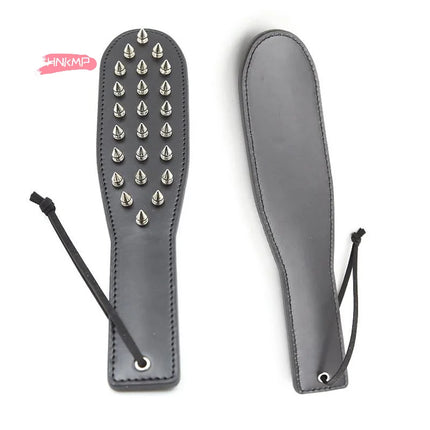 Queen Training Adult Game - Leather Rivet Clap Hand Husband Whip Toy for Spicy Flirting Spanking Alternatives for Couples