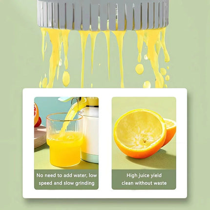Portable USB Juicer Fully Automatic Fruit Juice Extractor Household Electric Squeezer for Orange Lemon
