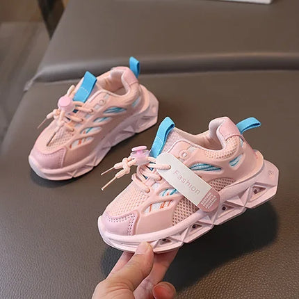 1-6 Years LED Baby Luminous Shoes Boys Glowing Children Sport Sneakers Kids Girls Anti-slip Toddler Mesh Shoes Led Flash Lights