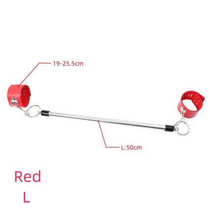 Sex Toy Kit of Spreader Bar Couples Adjustable Cuff BDSM Handcuffs Leg Cuff for SM Slave Restraint Sextoy Removable Cuffs Toy