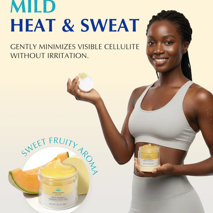 Skin Tightening Cellulite Cream for Body: Golden Sweat Hot Cream | B Flat Gel for Belly Thigh Butt & Arm