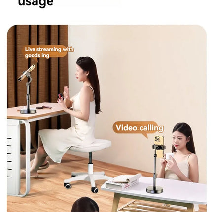 Desktop Phone Holder Live Broadcast For Smart Phone Adjustable with Phone Holder Stand Bracket For Mobile Telefoon Statief Stand