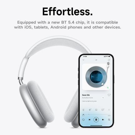 HOCO W65 Plus ANC Noise Reduction Bluetooth Headphones Over The Ear Wireless Big Earphone Hifi Sounds Sport Headsets With Button