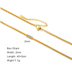9 Box Chain G / 45-50cm