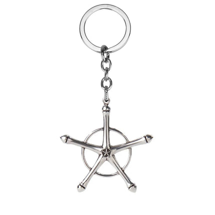 Anime Bleach Necklaces Zangetsu Zanpakutou Sword Key Chain Hitsugaya Toushirou Katana Keychains Accessories   ﻿