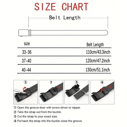 High-quality Men's Automatic Buckle PU Belt New Simple Men's Business Casual Belt Fashionable Men's Birthday Gifts
