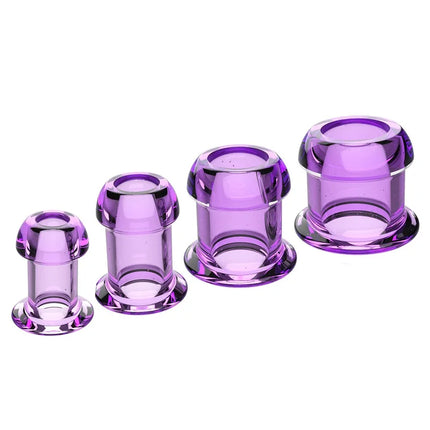 4 Sizes Transparent Hollow Anal Plug Dilator Silicone Butt Plug Speculum Peeking Anal Prostate Massage Sex Toy For Woman Men Gay
