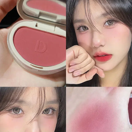 1PC Blush Makeup Palette Cute 7 Color Mineral Powder Blue Pink Rouge Long Lasting Natural Cheek Tint Waterproof Blusher Cosmetic
