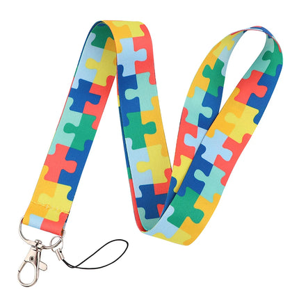 100 Designs Cute Art Lanyard for Keys Chain Badge Holder ID Credit Card Pass Hang Rope Lariat Mobile Phone Charm Accessories