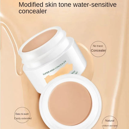 Waterproof Full Coverage Concealer for Tattoos, Scars - Natural Finish Foundation for All Skin Tones & Types