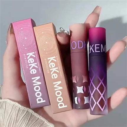 Pigeon Blood Red Matte Lipstick Waterproof and Lasting Blue Gothic Lip Gloss Sexy Punk Black Lip Tint Dark Lip Cream Makeup