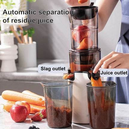 2026 New Upgrade 200W Electric Slow Juicer Automatic Large Caliber Original Juicer Orange Celery Juicer Residue Juice Separation