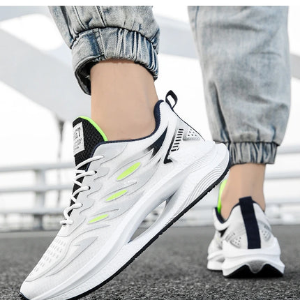 Men's Breathable Sports Shoes Spring New Mesh Casual Fashion Versatile Trendy Men's Shoes Summer Running Shoes Suitable for Outdoor Sports