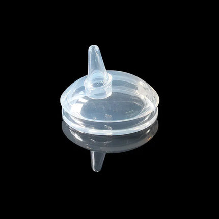 7cm Big Mouth Silicone Pacifier For Baby Bottle Drink Straw Spoon Head Gravity Ball Brown White Colors BPA Free Safe Pacifiers