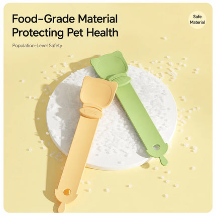 1/3PCS Cat Strip Feeder Spoon Long Handle Lickable Wet Cat Treat Feeder Squeeze Dispense Feeding Tool for Cats and Kittens