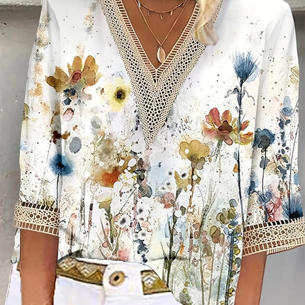 Plus Size Temperament Loose Woman Shirt Fashion Casual Blouse Elegant Long Sleeve Woman Shirt Holiday Weekend Top
