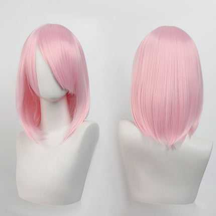 Synthetic Medium Length Cosplay Wig, Adjustable Headband,Multiple colors