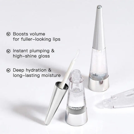Original Soft Pink Crystal Spicy Shine Lip Plumper High-Shine Lasting Moisturizing Lip Oil Hydrate Smooth Nourish Instant Plump