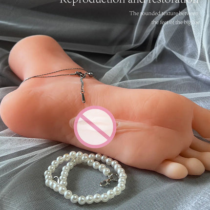 Sex toy, male masturbation cup, vagina, super realistic, female foot model, adult product, silicone foot, fake cat foot adult