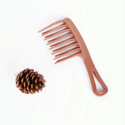 Double row big tooth comb wide tooth ladies special perm curly plastic large fluffy long hair styling comb