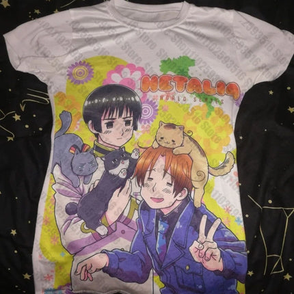 Women Top Y2k Clothing Female Anime Girl 2000s Clothes Y2k Tops Shoujo Girl Style Women's T-shirts Harajuku Kawaii Goth Gothic