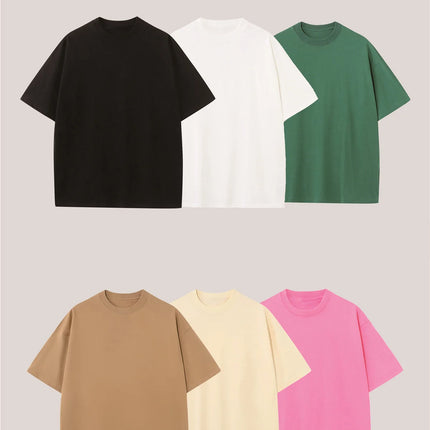 Customized Printed Leisure T-Shirt Tee DIY Your Own Design Like Photo Or Logo White T-shirt Fashion Custom Men's Tops T-shirt