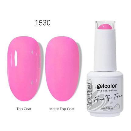 Arte Clavo HEMA TPO FREE Gel Nail Polish 15ML Long Lasting For Manicure Semi Permanent Nail Art UV LED Gel Varnish Nail Supplies