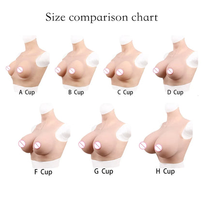 Eyung H Cup Silicone Breast Forms Fake Tits Enhancer For Crossdresser Drag Queen Fake Boobs Tits Breastplate Male To Female Sissy