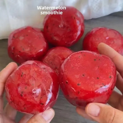 Handmade Watermelon Slushy Squishy Toy Stress Relief Squeeze Toy Soft Slow Rebound  Realistic Fruit Simulation Model Adult Gift