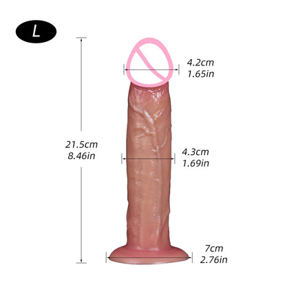 Realistic Silicone Dildo with Suction Cup G-Spot Anal Dildos Strap on Dick Butt Plug Masturbat Adult Sex Toys for Man Women 18+