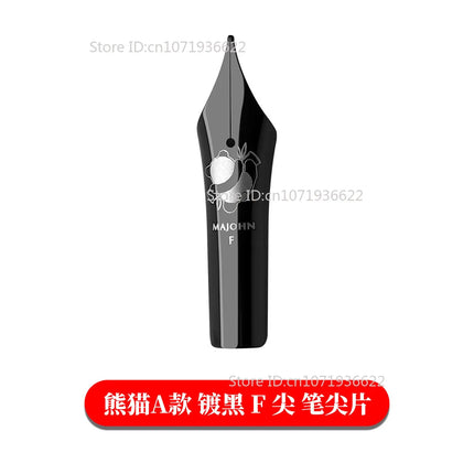 Majohn NO.8 Blue/Black Panda Gold-plated Sun Bock Nib for Majohn P139/P140/P141 Fountain Pen Writing Business Accessories
