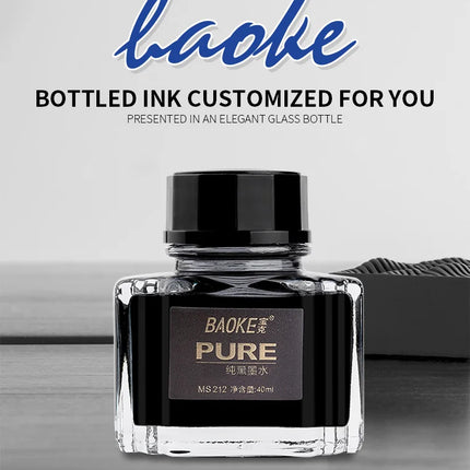 BAOKE 40ml Fountain Pen Ink Bottle Pigment Pure Pen Ink