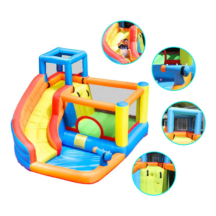 Inflatable Trampline Water Combo Bouncy Castle Jumping House With Blower Inflatable Bouncer Castle Kids Courtyard Games