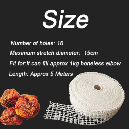 Meat Netting Roll Elastic Ham Sausage Net Butcher's String Hot Dog Sausage Packaging Net Kitchen Accesories Meat Cooking Tool