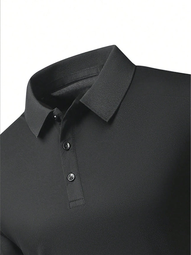 Men's Casual Breathable Business POLO Shirt Boyfriend Style Summer Hip Hop Men Clothing Casual Daily Street Polo Harajuku Y2k