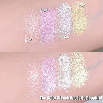 Love Angel High Gloss Powder Highlighter Makeup Palette Peach Fairy Glitter Body Bronzer Highlight Contour Illuminator Makeup
