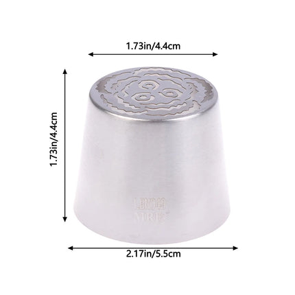 1Pc Stainless Steel Russian Piping Tips Christmas Cake Icing Frosting Nozzles For Cupcake Decoration DIY Kitchen Baking Tool