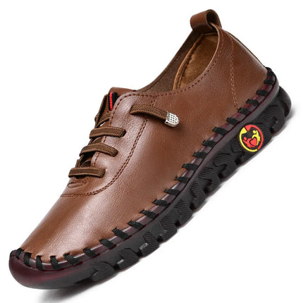 Sneakers Women Shoes Loafers Lace Up Leather Flat New Spring Casual comfortable Mom Shoe Mujer Zapatos Chaussure Femme