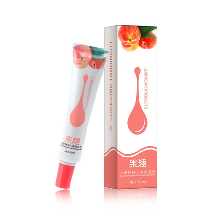 50ML Edible Oral Sex Lubricant Fruity Flavor Lubricanting Fluid for Adults Anal Vagina Sex Toys Gel Lube Couple Sexual Products