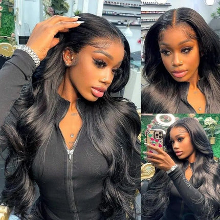 Brazilian Body Wave Lace Front Wig 13x6 HD Transparent Lace Frontal Wig 100% Human Hair Glueless 250 Density Wigs for Women