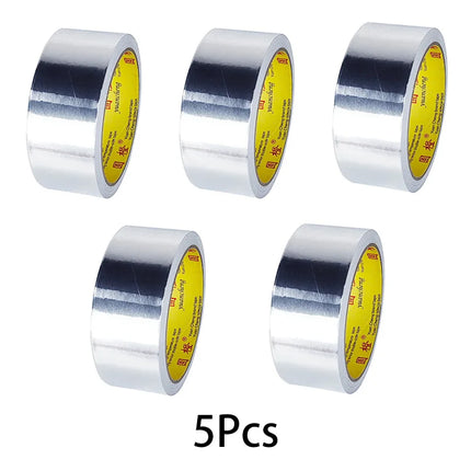 High Temperature Resistance Aluminum Foil Tape Kitchen Pipe Repair Tape Adhesive Sealing Foil Heat Insulation Leak Proof Tape