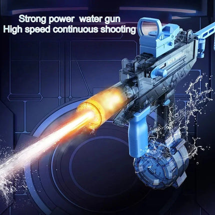 Electric Water Gun Toy with LED Sight Automatic UJ1 Rapid Fire Water Pistol Spray Blaster Pool Outdoor Toys for Boys Adult Gifts
