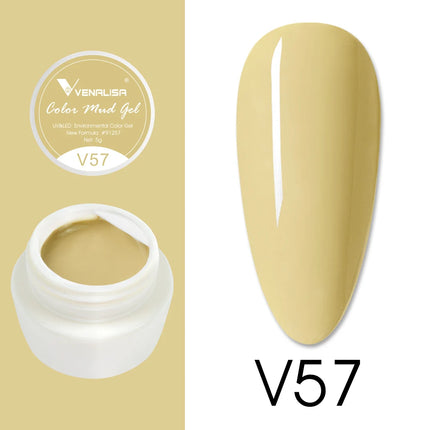 VENALISA Color Mud Gel Pure DIY Nail Art Design UV Gel Polish Professional Manicure Varnishes for Quality Artistry