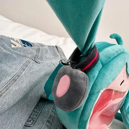 Anime Hatsune Miku Cosplay Plush Backpack Ita Bag Women Bag Shool Student Men Velvet Shoulder Bag Girl Gift