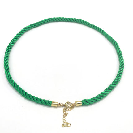 20Pcs Exaggerated Boho Metal Necklace Women Handmade Vintage Rope Nylon DIY Jewelry Making Accessories Wholesale