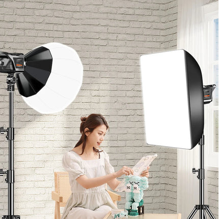Video Studio Kit 150W Photography Light Dimmable Remote Control LED Lamp 2m Tripod Flash Studio Accessories 3000-6000K 3 Colors