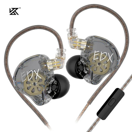 KZ EDX Lite Wired In Ear Earphones  Monitor Stage Live Headphones HIFI Stereo Bass Music Earbuds Sports Gaming Headset