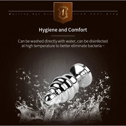 Metal Anal Plug Stainless Steel Butt Plug With Jewelry Colorful Crystal Anus Plug Adults Sex Toys for Men Women Gay Adult Game